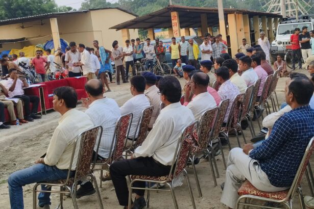 तेघरा गौशाला मैदान में ज्वाइंट ब्रीफिंग, श्रीकृष्ण जन्माष्टमी मेले को लेकर प्रशासन पूरी तरह अलर्ट 3