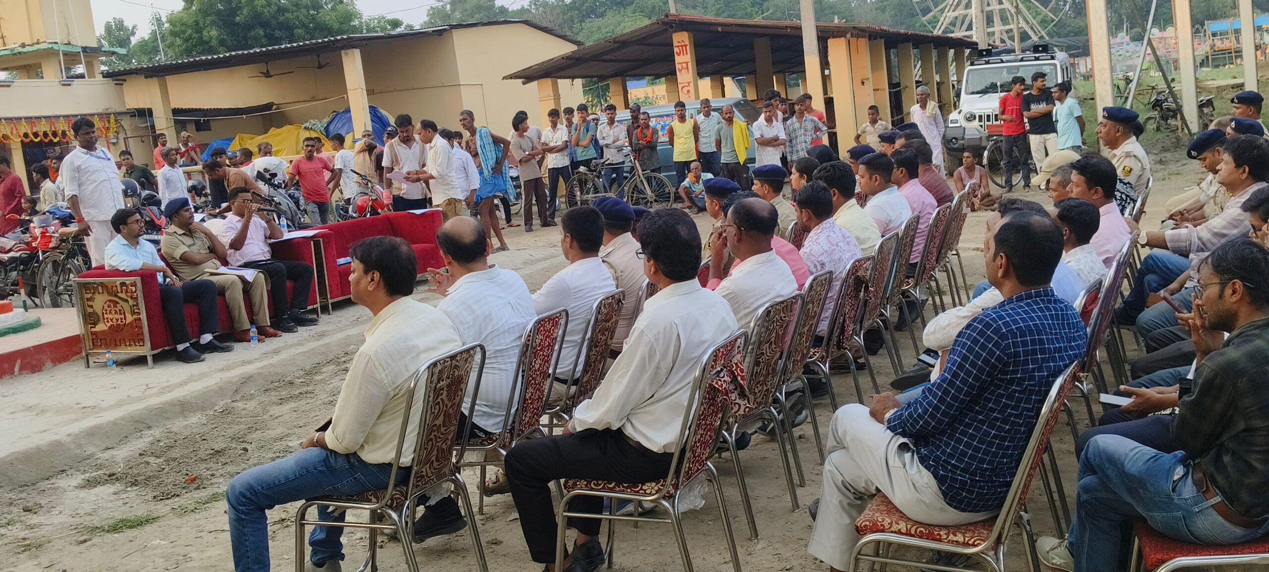 तेघरा गौशाला मैदान में ज्वाइंट ब्रीफिंग, श्रीकृष्ण जन्माष्टमी मेले को लेकर प्रशासन पूरी तरह अलर्ट 3