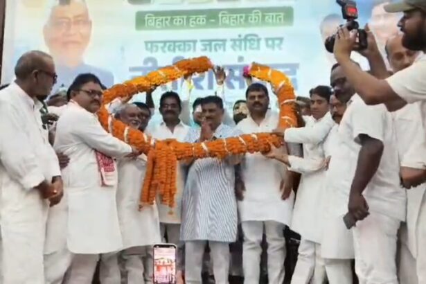 बिहार के पानी पर हक तय किए बिना फरक्का संधि स्वीकार नहीं: बेगूसराय में बोले संजय झा 1