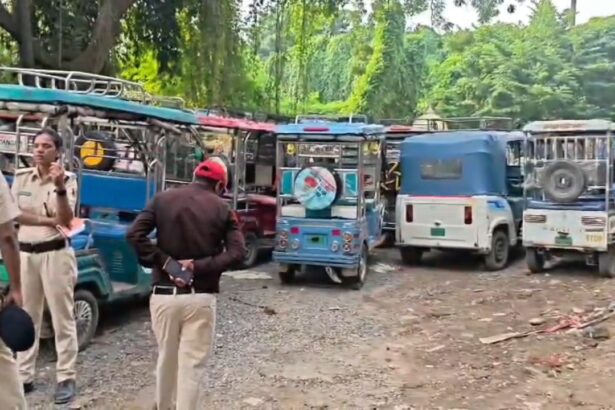 नालंदा: यातायात पुलिस ने सोहसराय इलाके के मोगलकुआं में 60 ई रिक्शा को किया जब्त 5