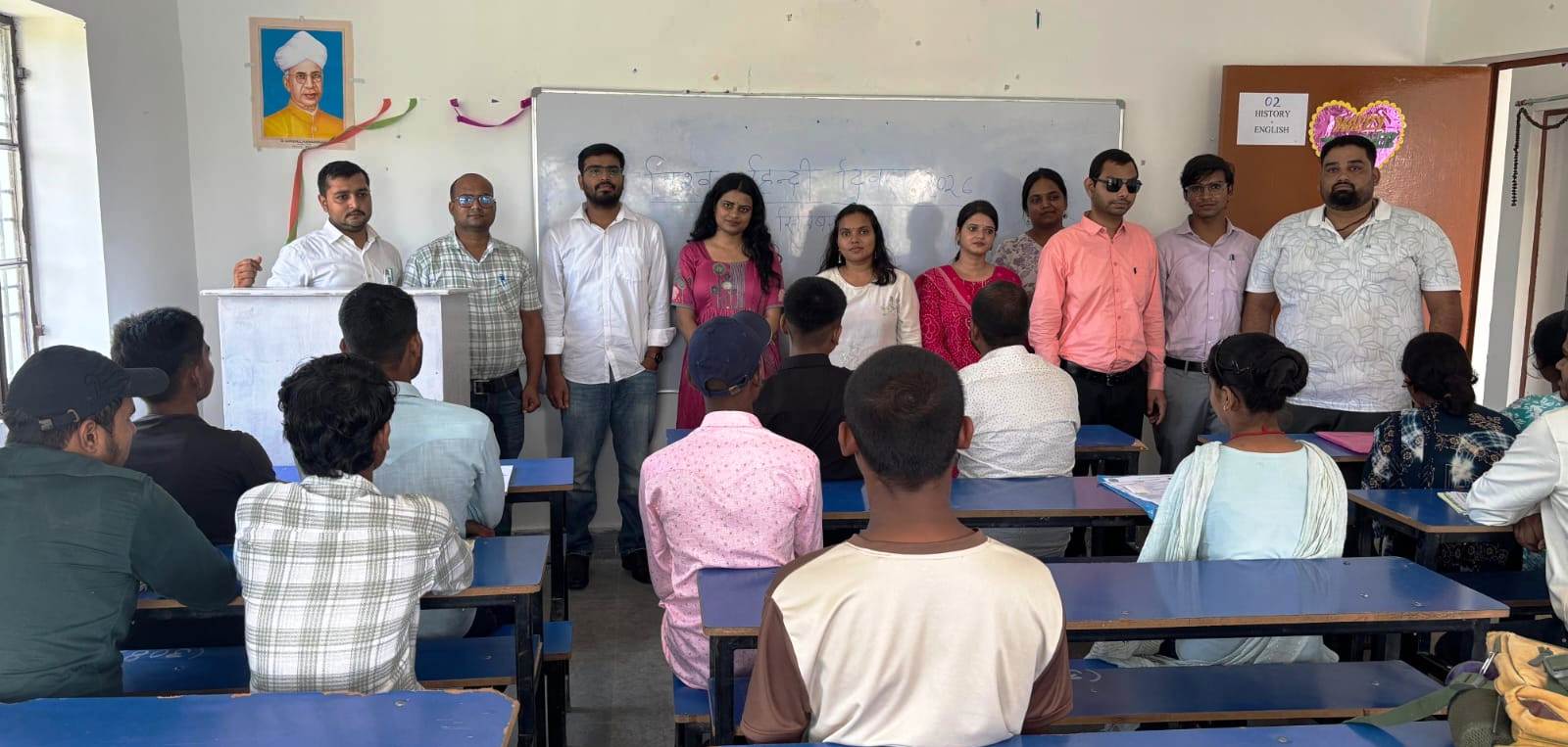 राजकीय डिग्री महाविद्यालय, वीरपुर में विश्व हिंदी दिवस पर संगोष्ठी आयोजित 4
