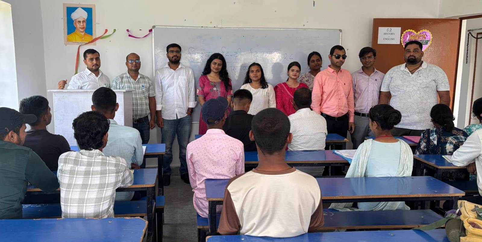 राजकीय डिग्री महाविद्यालय, वीरपुर में विश्व हिंदी दिवस पर संगोष्ठी आयोजित 3