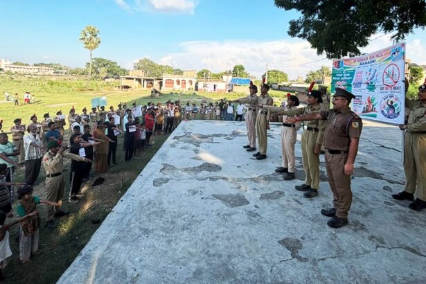 कैंप के आठवां दिन में कैडेट ने ड्रोन की जानकारी और निकली रैली और नुक्कड़ नाटक का किया प्रदर्शन 1