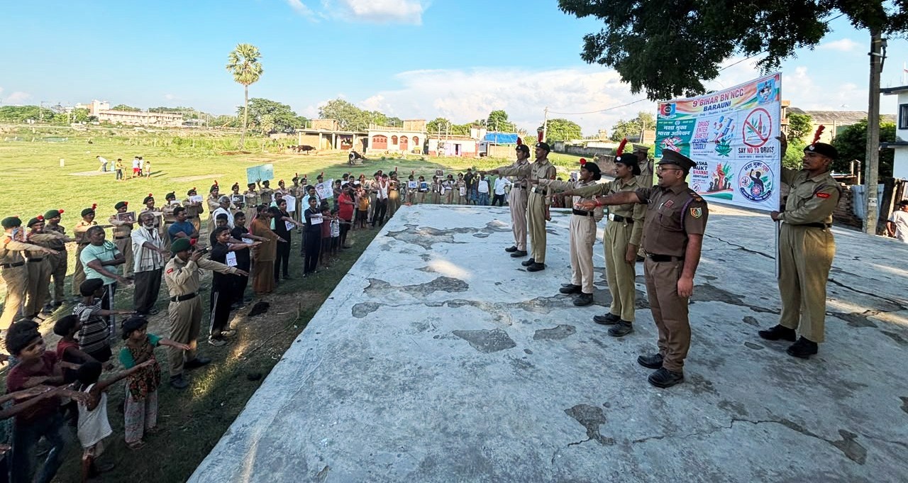 कैंप के आठवां दिन में कैडेट ने ड्रोन की जानकारी और निकली रैली और नुक्कड़ नाटक का किया प्रदर्शन 5