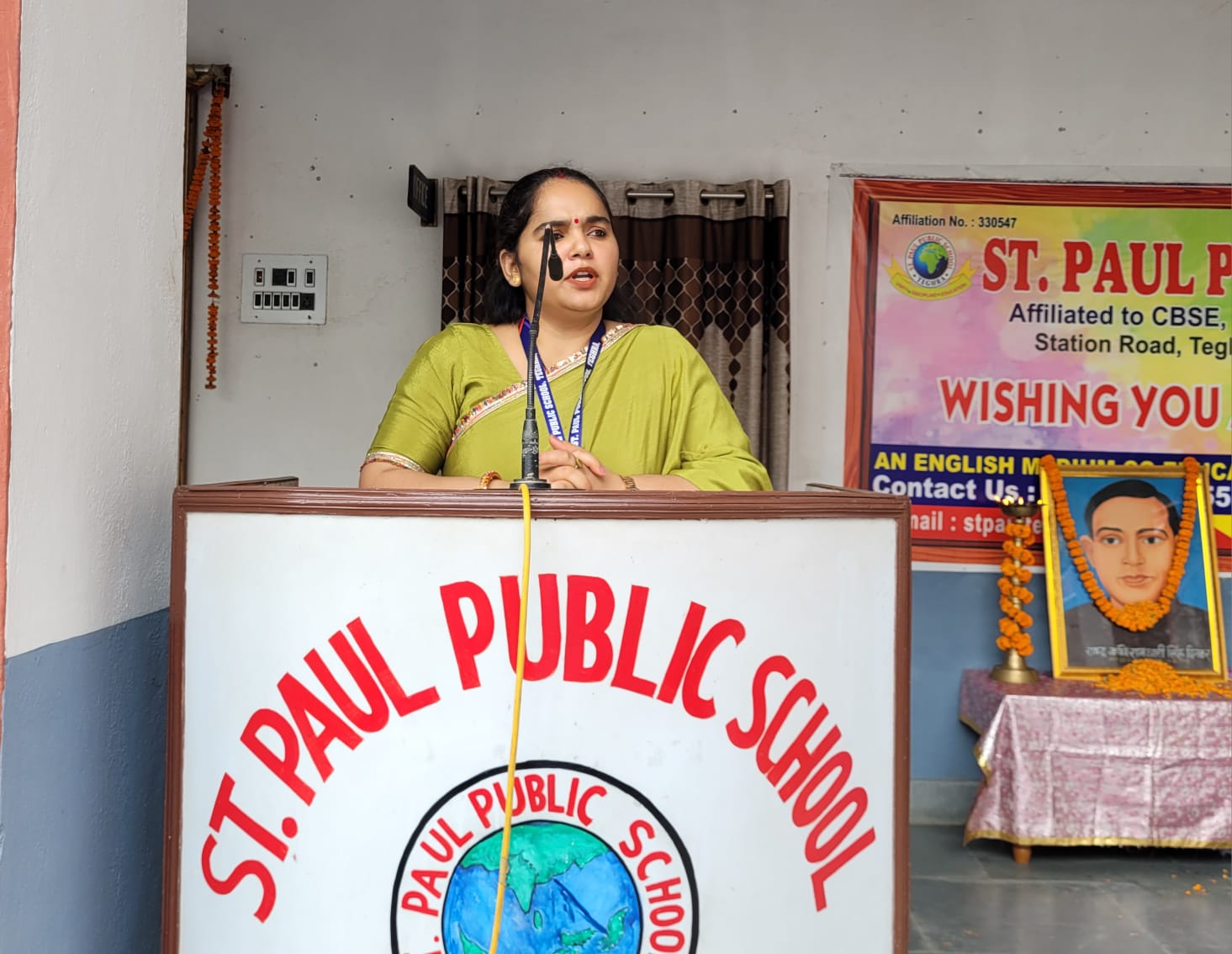 संत पॉल स्कूल तेघड़ा में, वीरता और राष्ट्रभावना के साथ मनी राष्ट्रकवि दिनकर की जयंती 3