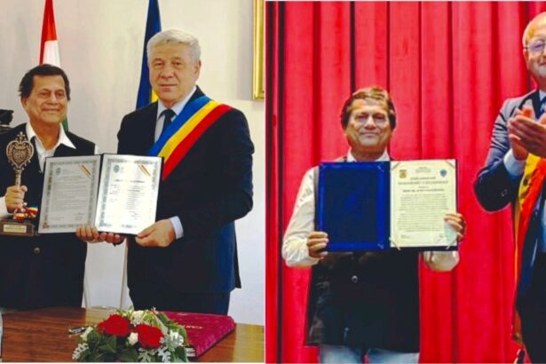 डॉ. अच्युत सामंत को रोमानिया के नगर की मानद नागरिकता, कई अंतर्राष्ट्रीय सम्मानों से सम्मानित 1