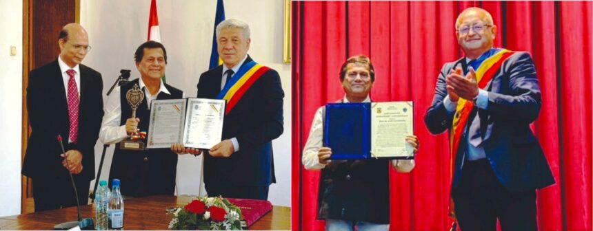 डॉ. अच्युत सामंत को रोमानिया के नगर की मानद नागरिकता, कई अंतर्राष्ट्रीय सम्मानों से सम्मानित 1