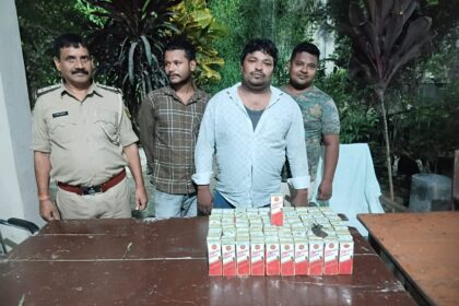 भगवानपुर में संध्या गश्ती के दौरान 16.2 लीटर विदेशी शराब के साथ 2 तस्कर गिरफ्तार, बाइक जब्त 27