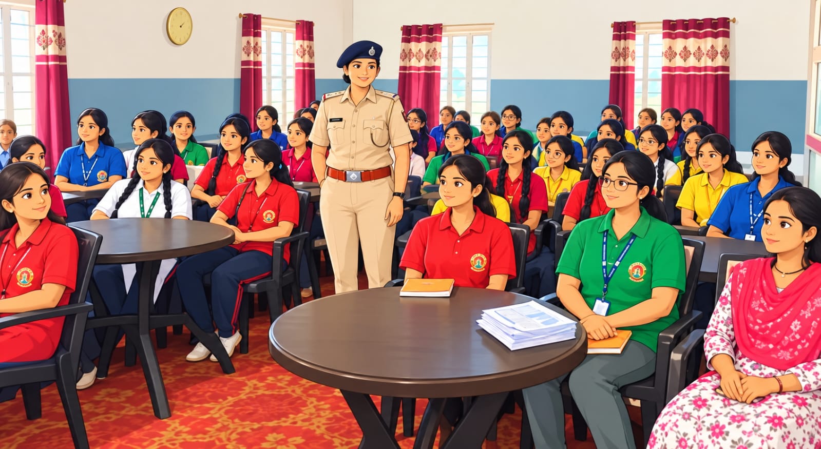 भगवानपुर: मध्य विद्यालय मेहदौली में पुलिस दीदी कार्यक्रम, छात्राओं को सुरक्षा व कानूनी अधिकारों की दी गई जानकारी 2