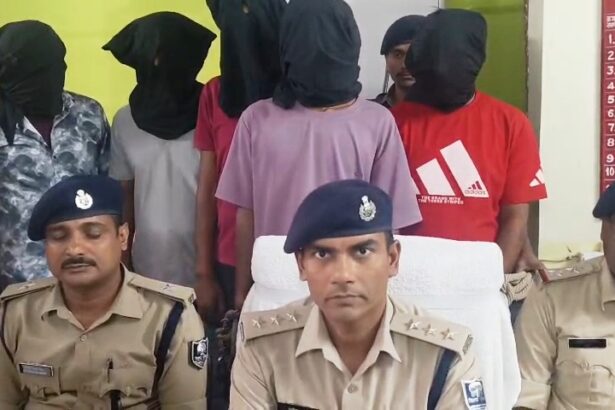 समस्तीपुर: लूट की बड़ी साजिश नाकाम, हथियारों और कारतूस के साथ 5 कुख्यात अपराधी गिरफ्तार 5
