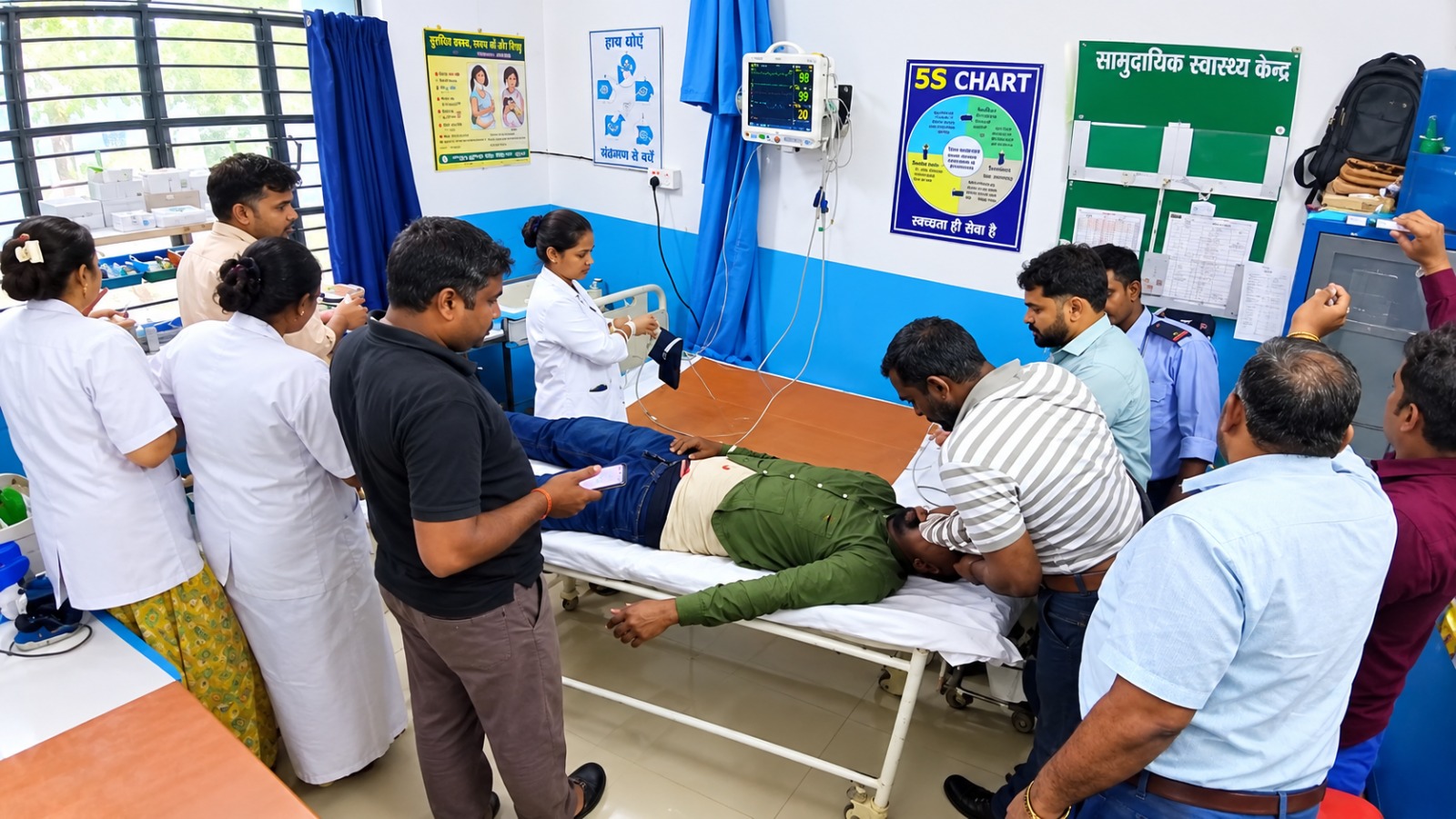 बछवाड़ा एनएच 122 बी पर सड़क किनारे खड़ी पिकअप में बाइक ने मारी जोरदार टक्कर: बाइक सवार गंभीर रूप से घायल, बेगूसराय रेफर 2